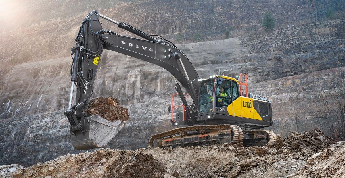 Volvo EC300E grävmaskin — standardbild för maskinvärdering